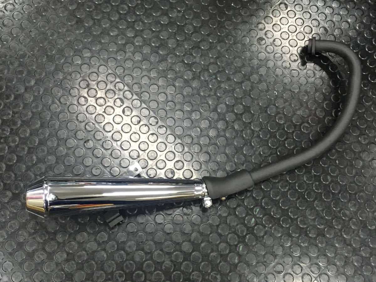 【大得価，新品】 ＧＮ１２５－２Ｆ カスタム マフラー スタンドストッパー付き 社外 サイレンサー 純正 エキパイ バッフル スズキ(マフラー本体（社外）)｜売買されたオークション情報、yahooの商品情報をア スズキ用