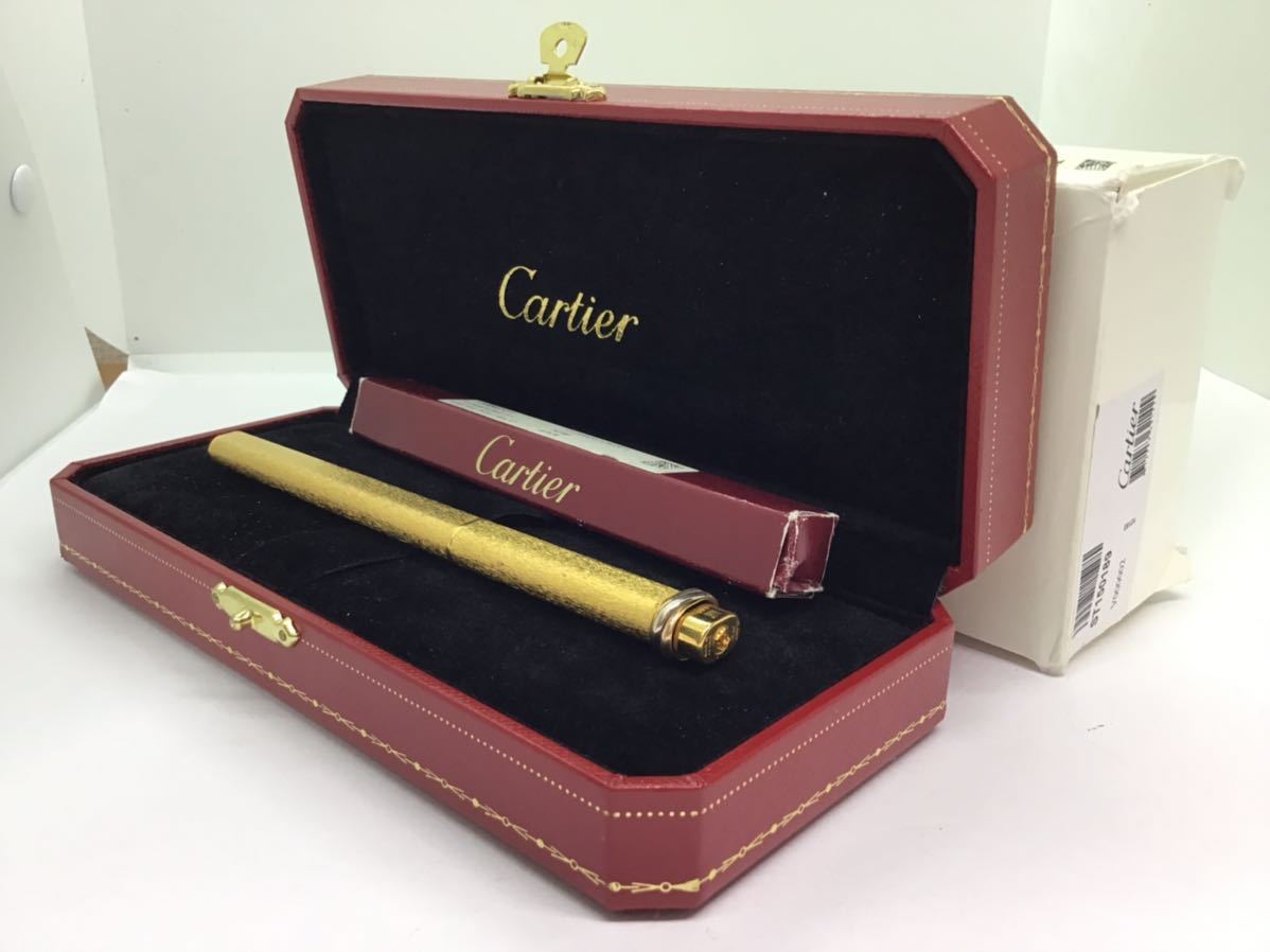 Cartier カルティエ トリニティ ボールペン ゴールドカラー 替え芯付き