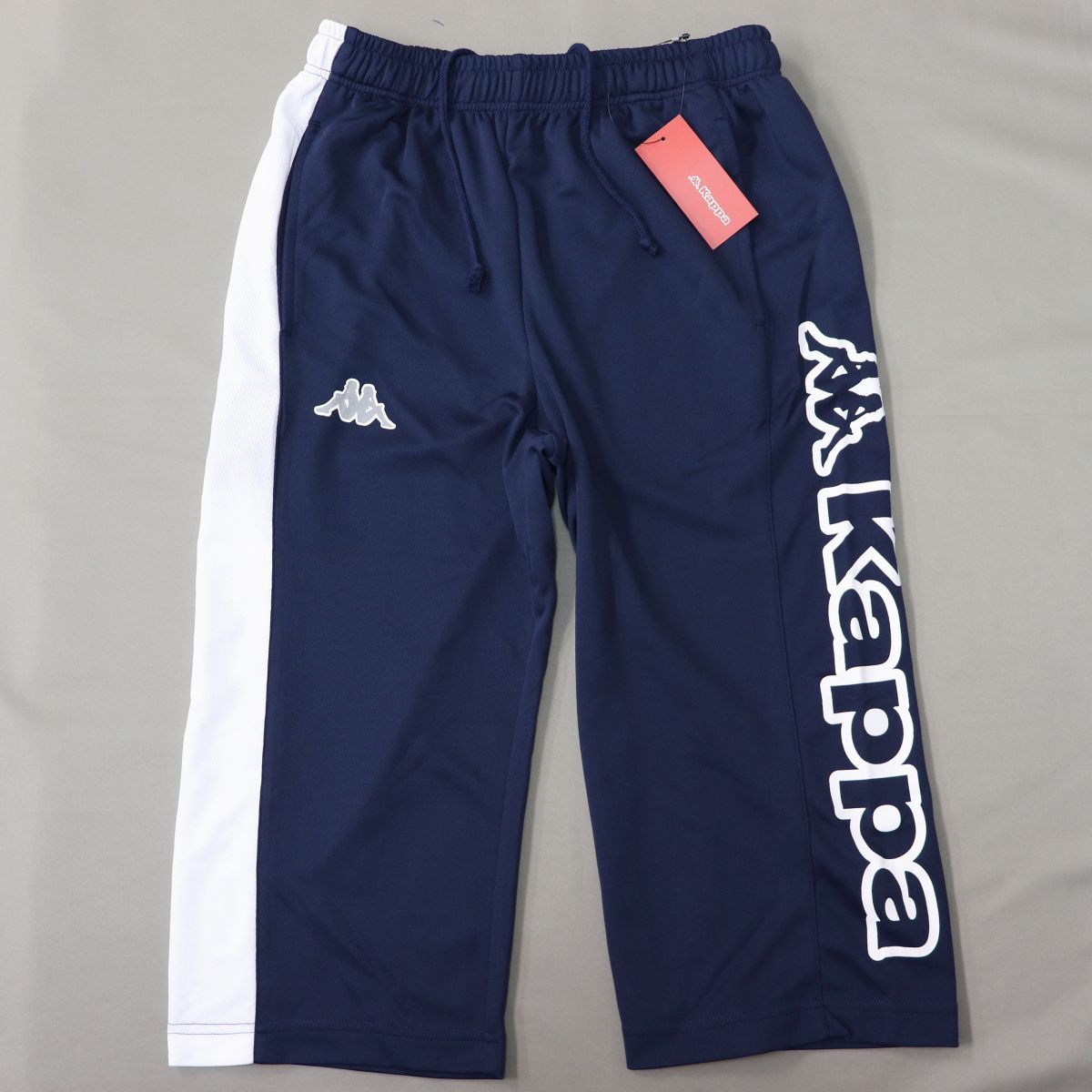 【大人気，定番】 送料390円可能商品 カッパ KAPPA メンズ 通気性 ジャージ 7分丈 クロップドパンツ ハーフパンツ 紺 X40302B-67-LL 一 三 QWER(ジャージ)｜売買されたオークション情報、yahooの商品情報をアーカイブ公 ショート、ハーフ