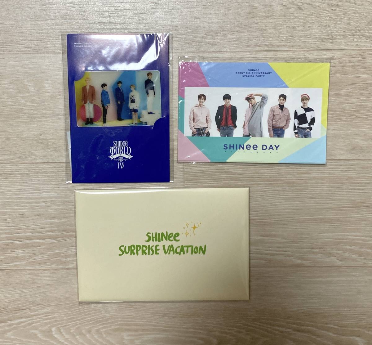 SHINee 公式グッズセット ポストカード & shinee world 4 invitaion