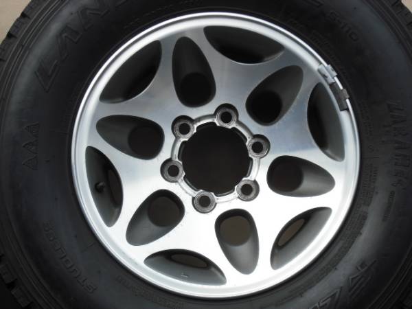 三菱パジェロ純正ホイール V25W/V45W 265/70R16 4本セット 