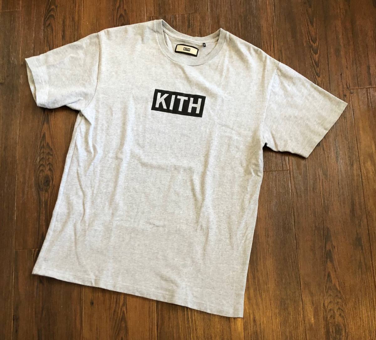 ☆ KITH ボックスロゴ クルーネック Tシャツ キス キース ☆ L グレー