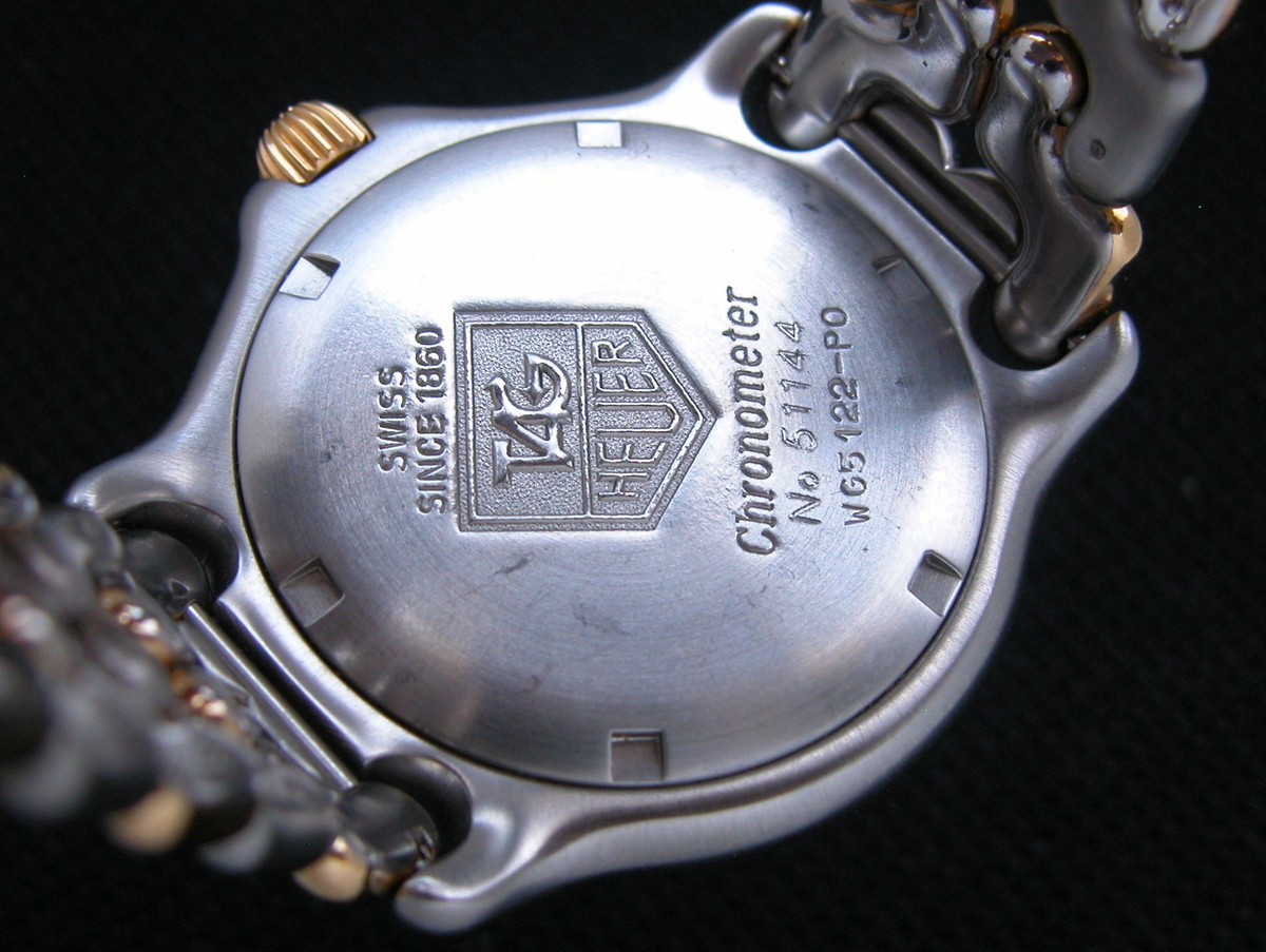 タグホイヤー　ジャンク品 即決 本物 TAG HEUER タグホイヤー selシリーズ 自動巻き クロノ