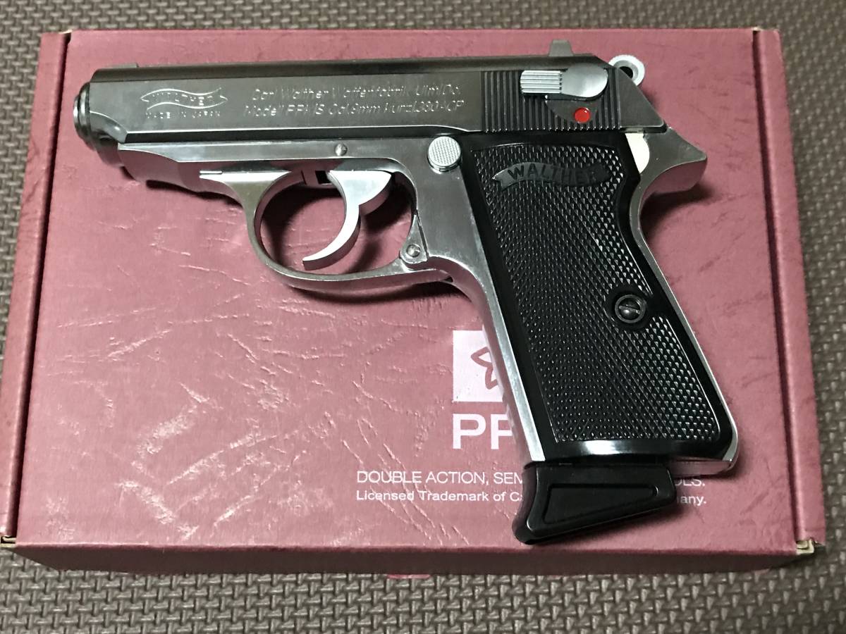 マルゼン ワルサーPPK/S シルバー 可変ホップバレル装着 ガスガン