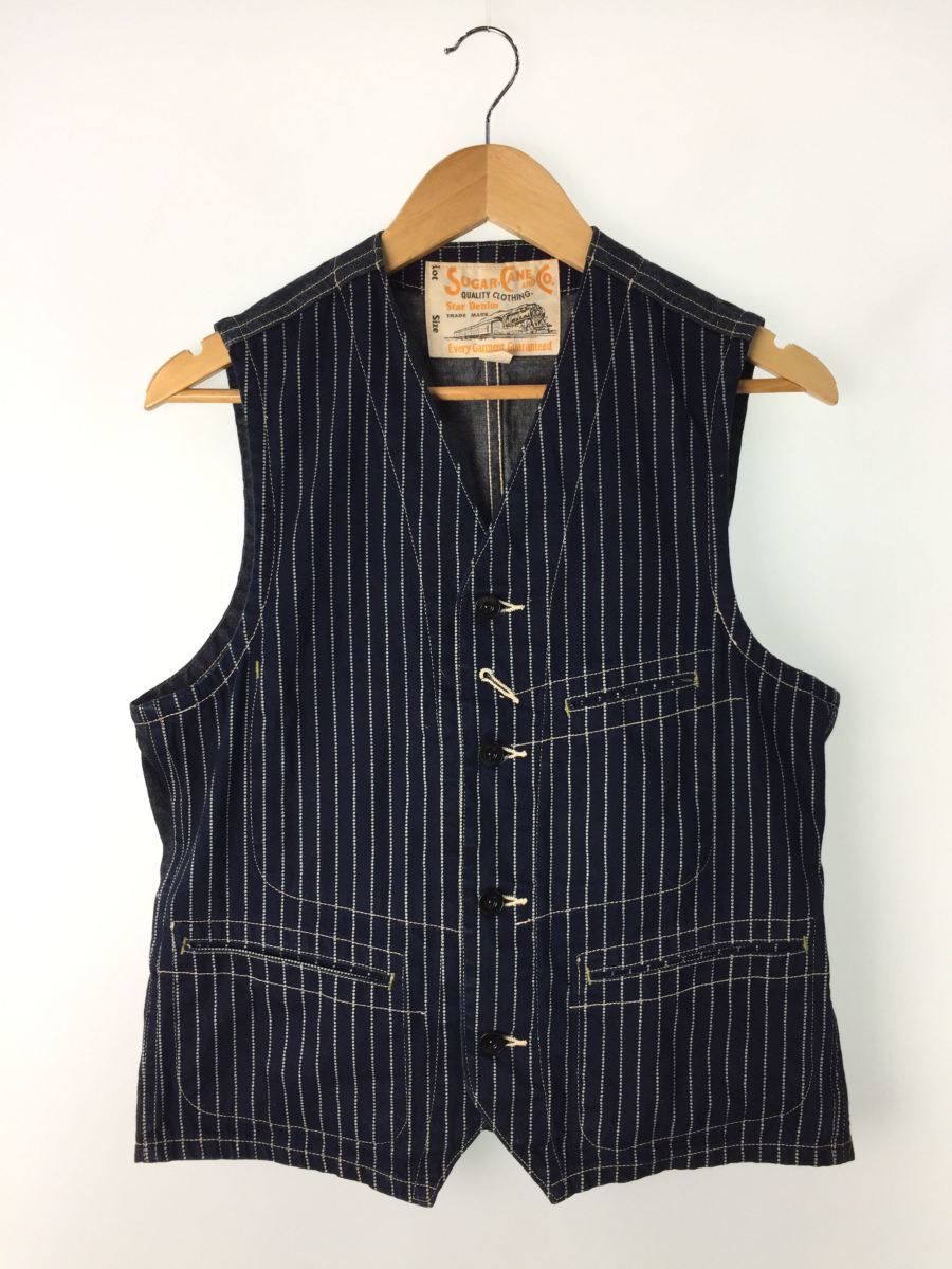 SUGAR CANE ウォバッシュストライプ ベスト 38 SUGAR CANE CO