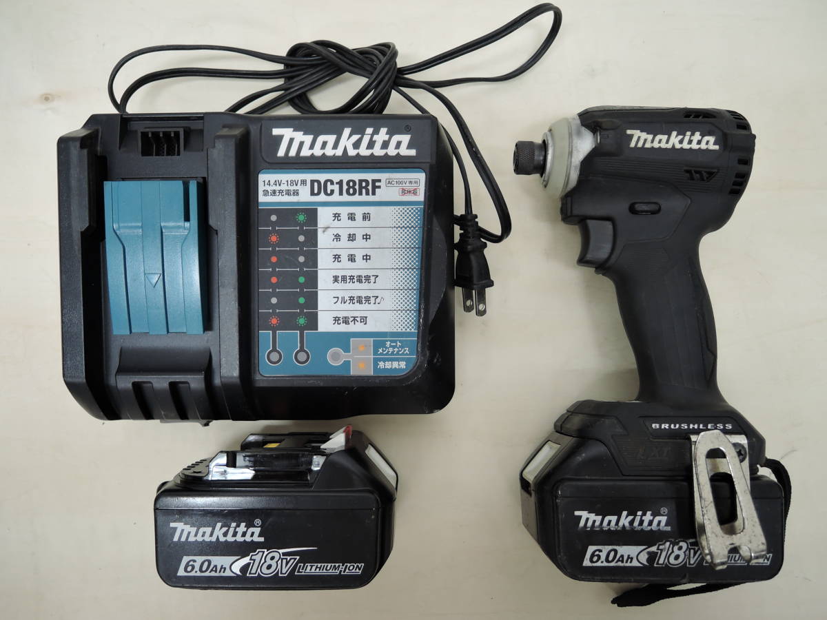 高品質，得価 makita 充電式インパクトドライバ 18V 6.0Ah バッテリ2個 TD171D(本体)｜売買されたオークション情報、yahooの商品情報をアーカイブ公開 - オークファン インパクトドライバ