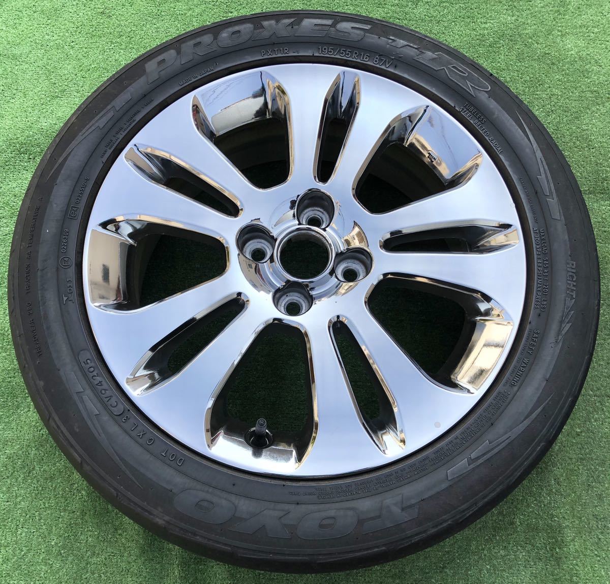 AUTECH メッキホイール - オーテック 純正 メルカリ 16インチ 1本 日産