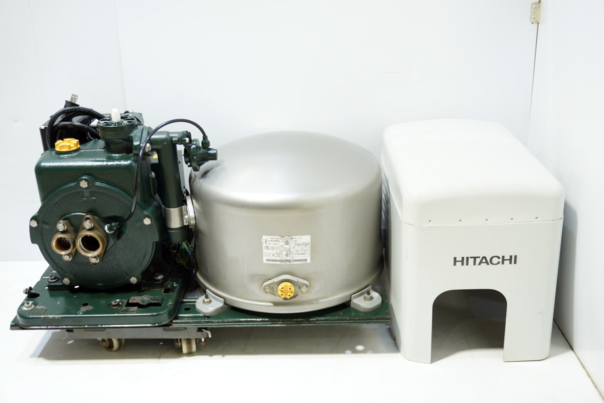 | 日立 CT-P400Y 単相 100V 浅深両用[自動]ポンプ CT-P400X 給水 圧力 自動ポンプ 浅深両用 井戸用ポンプ 日立ポンプct-p400wの通販 浅深両用［自動］ポンプ タンク式 ☆日立浅深両用井戸ポンプ☆（CT−P400W）☆圧力強くんモデル