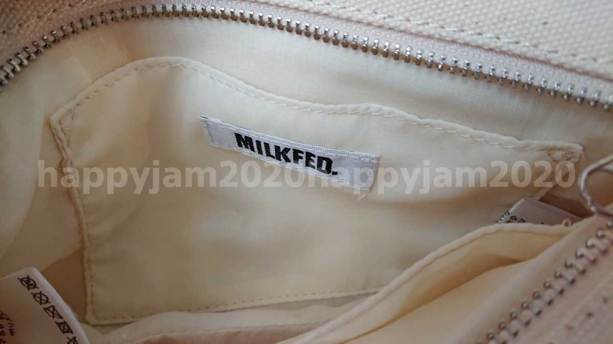 未使用☆人気完売niko and…MILKFED.コラボ2WAYスモールバッグ白 