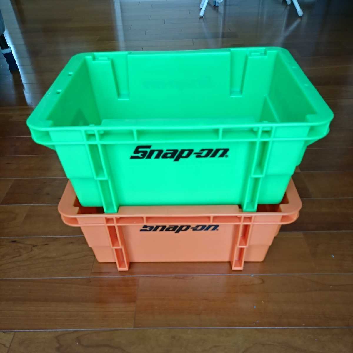 スナップオン snap-on コンテナ2個セット Snap-on スナップオン 旧ロゴ