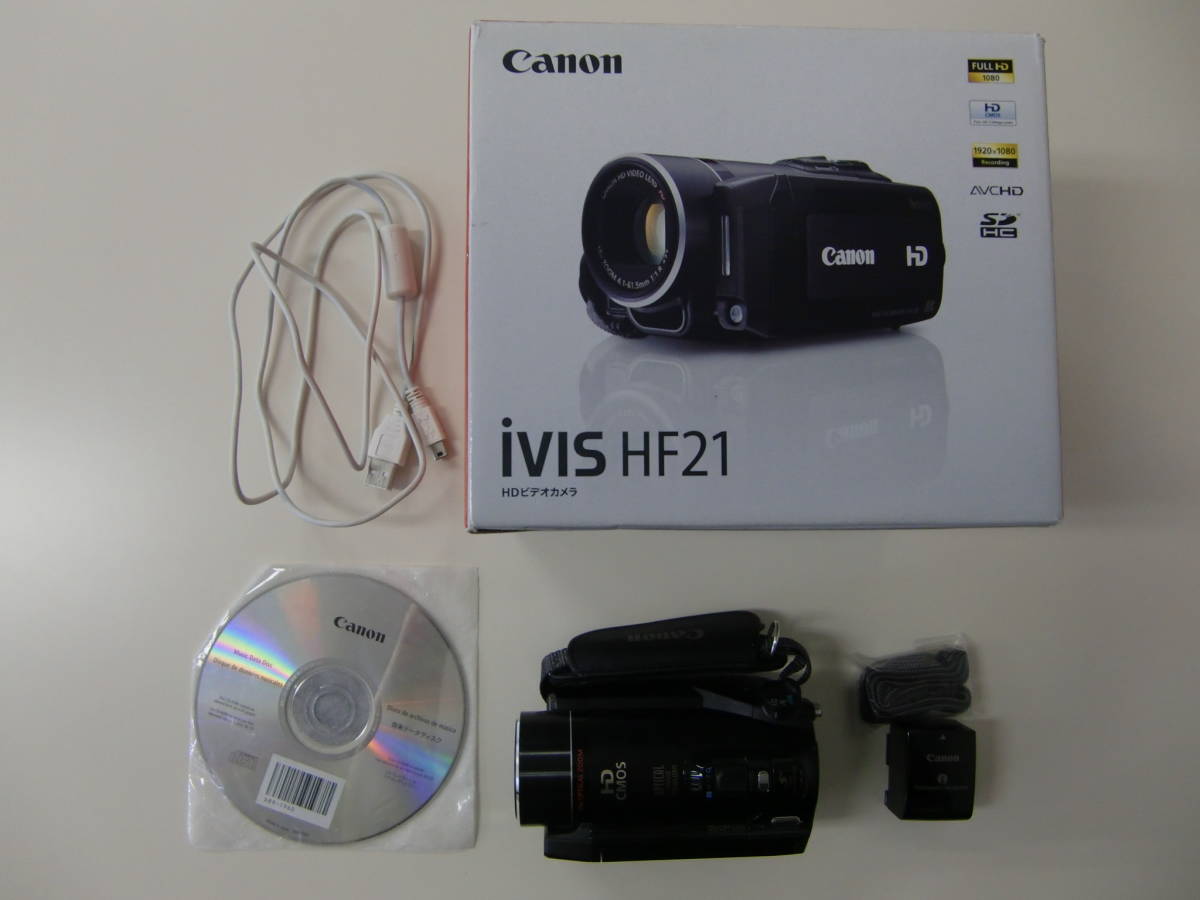動作品】Canon iVIS HF21 フルHDビデオカメラ 【注意点あり】 直販サイト