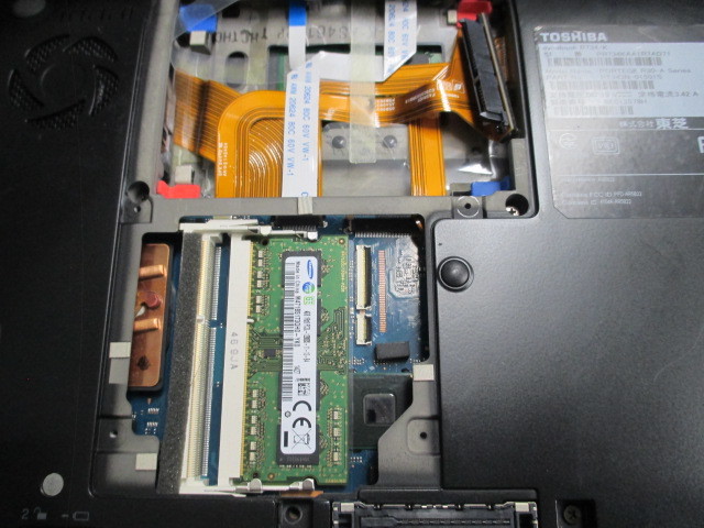 983★TOSHIBA dynabook R734 R734/K PR734KAA147ASD71 Core i5 4300M HDD/無 メモリ/4GB BIOS確認　