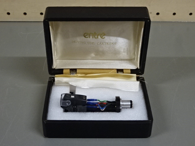 ■entreアントレー MCカートリッジ EC-10 ヘッドシェル付 中古■