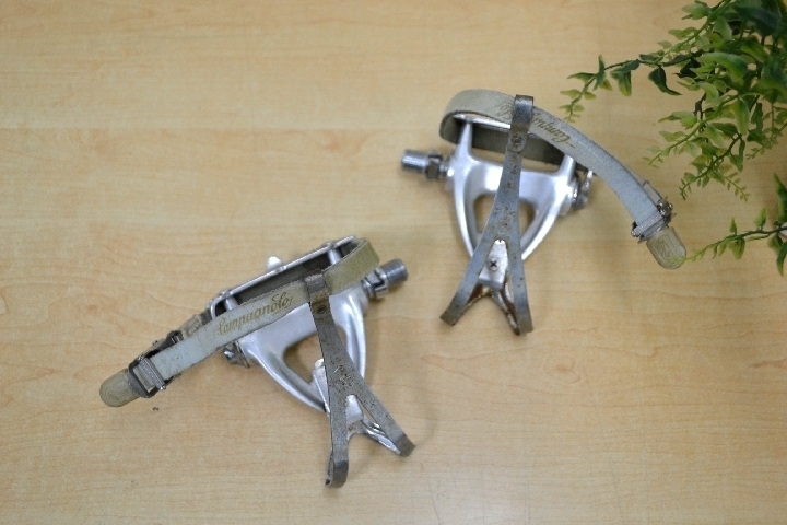 豊富な，本物保証 カンパニョーロ/Campagnolo Cレコード エアロペダルセット(トークリップ)｜売買されたオークション情報、yahooの商品情報をアーカイブ公開 - オークファン トークリップ