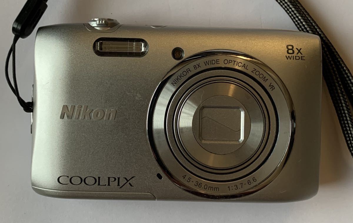 S3600 Nikon COOLPIX Camera 公式通販 Digital - Silver Compact 