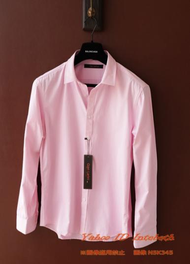 高い素材 メンズ ドレスシャツ ピンク 未使用 シャツ Williamsav Com