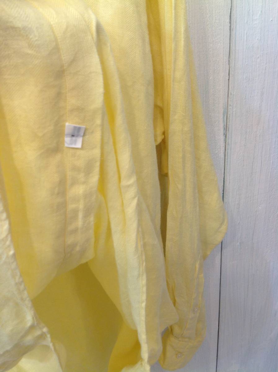 Ralph Lauren ラルフローレン リネン100 長袖シャツ リネンシャツ 胸ロゴ 淡い黄色 メンズxl 大きめ 良品綺麗 Xlサイズ以上 売買されたオークション情報 Yahooの商品情報をアーカイブ公開 オークファン Aucfan Com