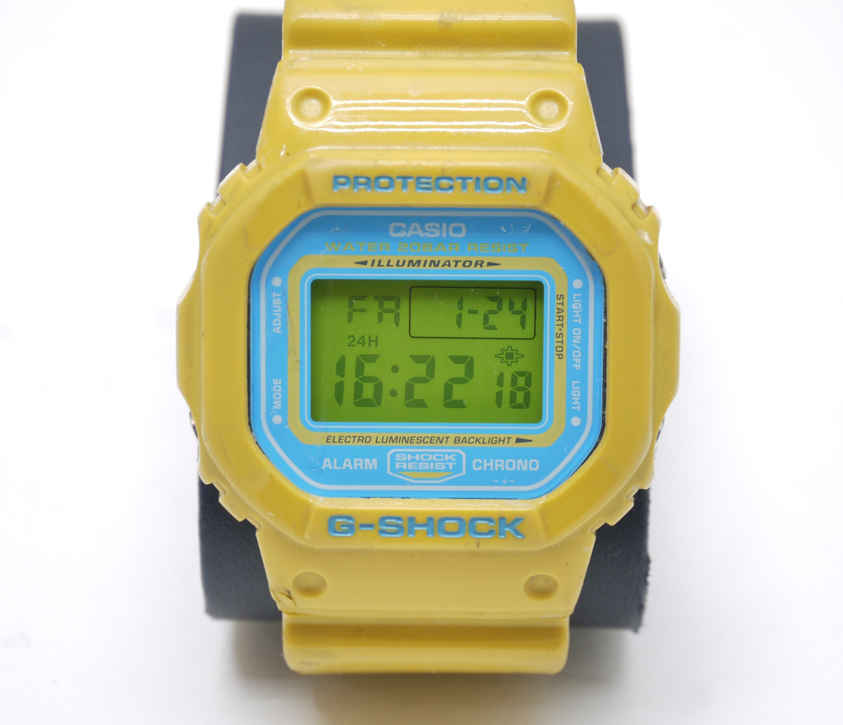 爆買い，お買い得 CASIO カシオ 腕時計 G-SHOCK DW-5600CS イエロー&times;ライトブルー 稼働品(G-SHOCK)｜売買されたオークション情報、yahooの商品情報をアーカイブ公開 - オークファン G-SHOCK