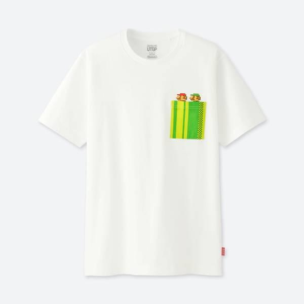 任天堂 ユニクロ スーパー マリオ Lサイズ 土管 ポケット Tシャツ 白 ルイージ ファミコン ゲーム 昭和 レトロ Switch 半袖tシャツ 売買されたオークション情報 Yahooの商品情報をアーカイブ公開 オークファン Aucfan Com