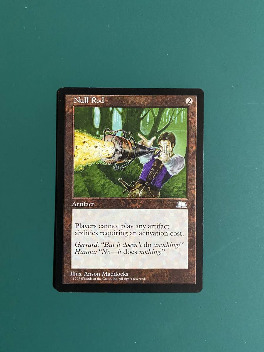 mtg 無のロッド Null Rod 英語 一枚 Rod 無のロッド MTG 1枚