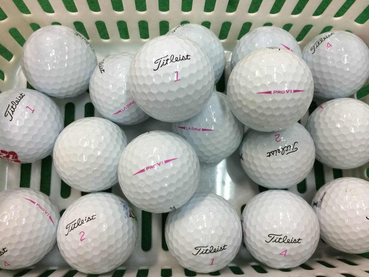  特 A級 タイトリスト PRO V1 2017年モデル ピンクロゴ 18個 ロストボール(19個以下)｜売買されたオークション情報、yahooの商品情報をアーカイブ公開 - オークファン ボール