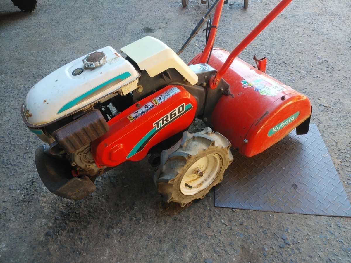 鳥取県発 ジャンク】クボタ 管理機 土の助Jr TR60 5.5馬力 機番：42200