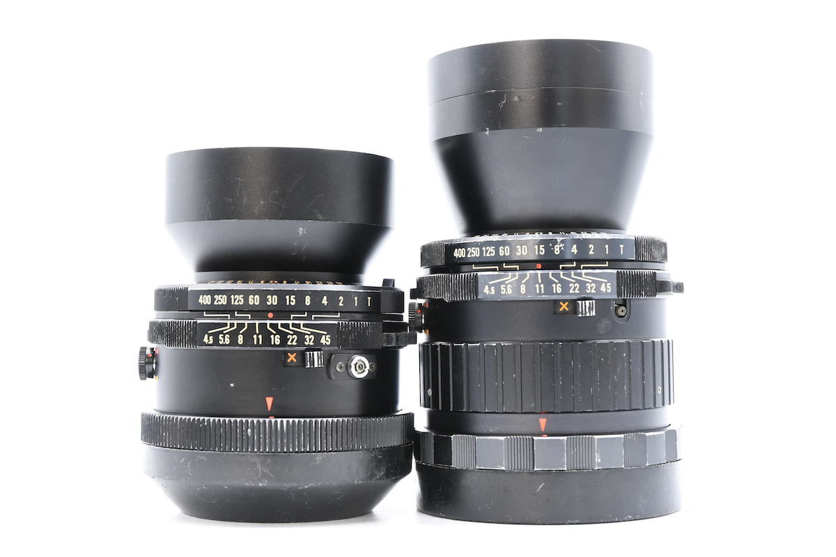 Mamiya Sekor C 250mm f/4.5 中判レンズ ◇ Mamiya マミヤ MAMIYA-SEKOR C 180mm F4.5 + MAMIYA-SEKOR 250mm F4