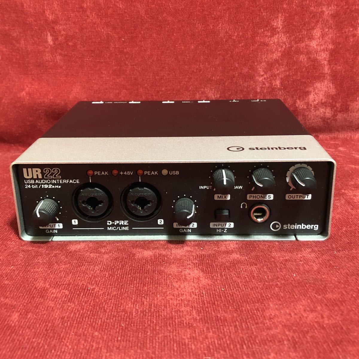 Steinberg UR22 オーディオインターフェース Steinberg 2x2 USB 2.0
