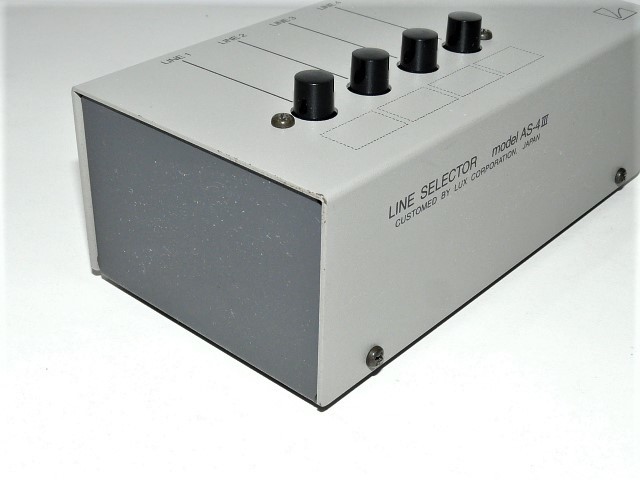 売り出し在庫 ◇LUXMAN ラックスマン AS-4Ⅲ ラインセレクター 元箱つき