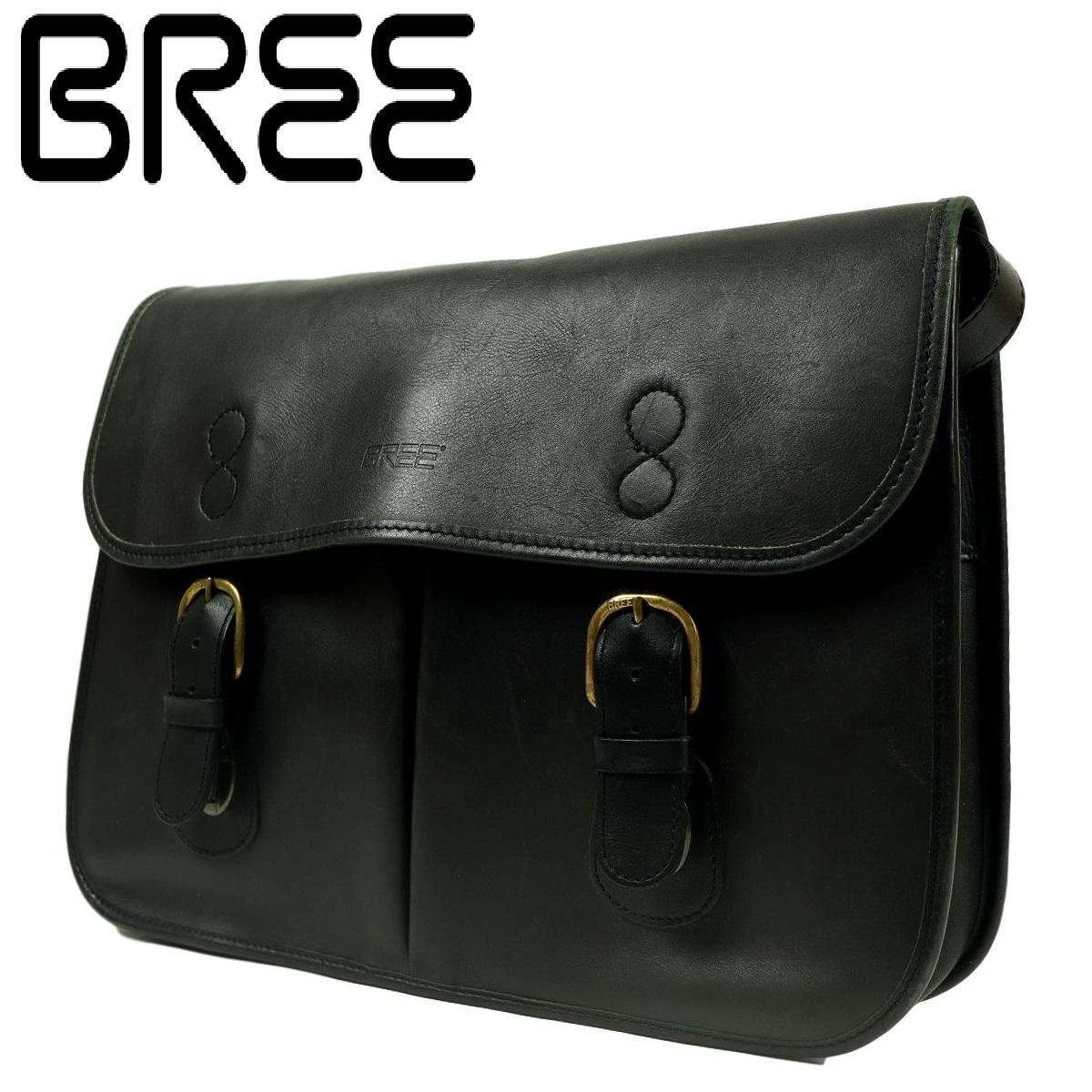 BREE ブリー ショルダーバッグ - オールレザー 美品 レザー ヌメ革 