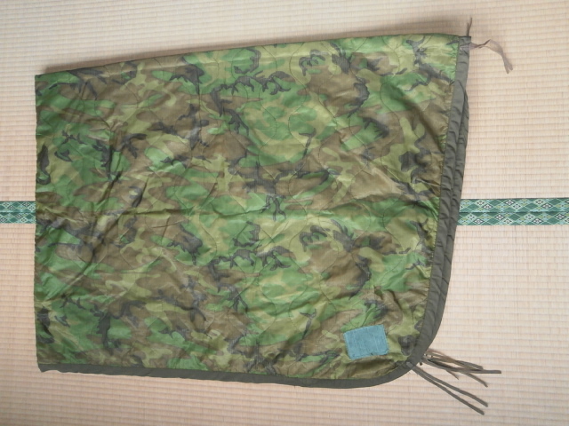 米軍放出品 米海兵隊 LINER PONCHO 1972年 ナム戦 迷彩 カモフラ