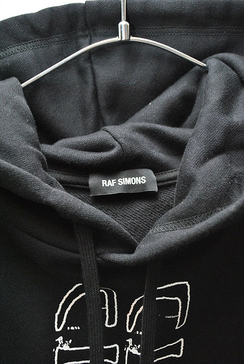 限定特価 RAF SIMONS ノースリーブスウェットパーカ ラフシモンズ 19SS