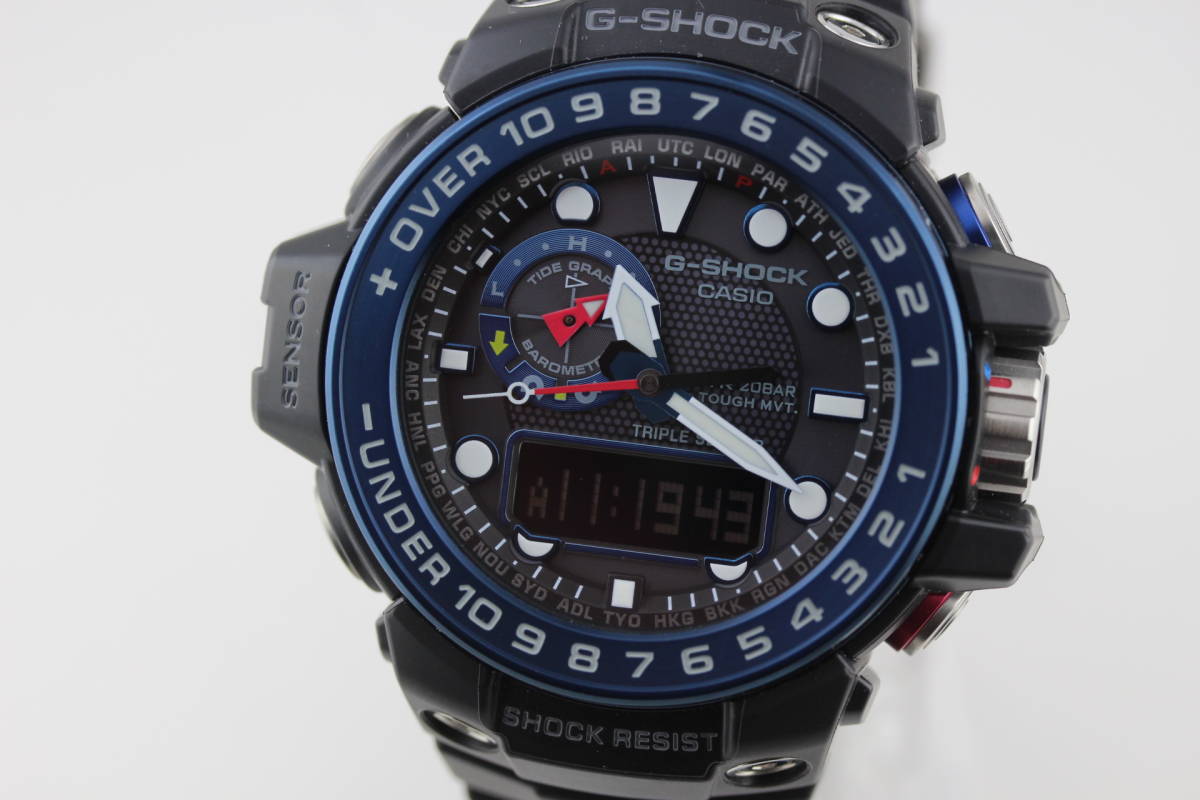 G-SHOCK ガルフマスター GWN-1000B-1BJF カシオ 電波ソーラー CASIO G 