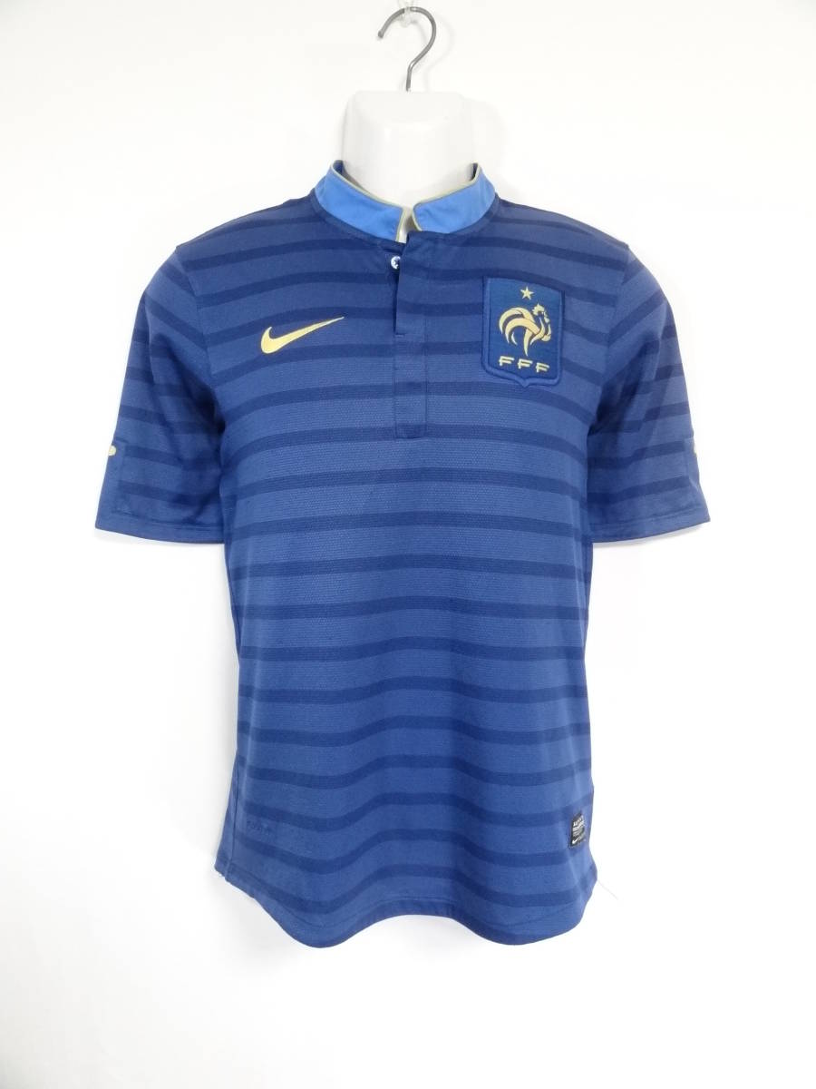 【低価，爆買い】 フランス 代表 2012 ホーム ユニフォーム S ナイキ NIKE France サッカー シャツ ボーダー(フランス)｜売買されたオークション情報、yahooの商品情報をアーカイブ公開 - オークファン ユニフォーム