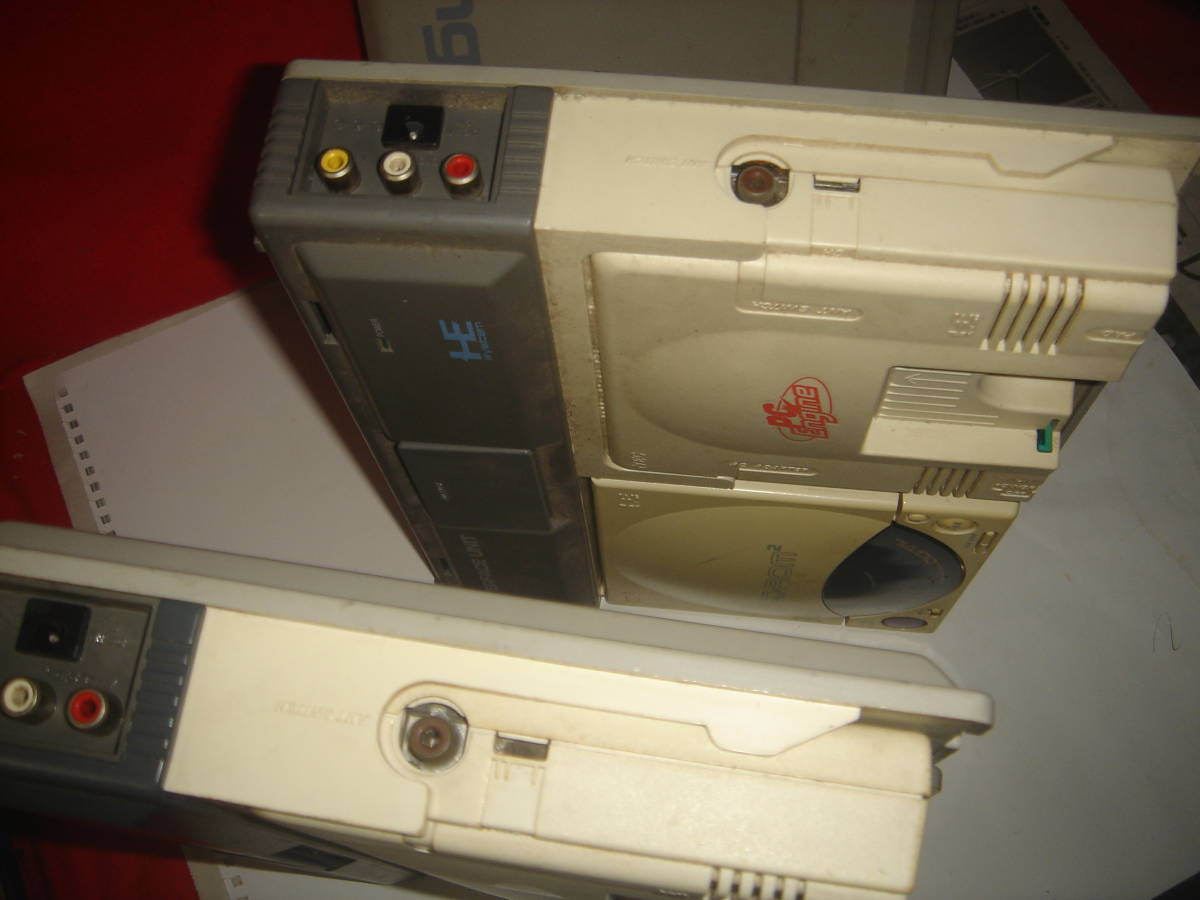 HPジャンク・パソコン2台セット PCエンジン NEC インターフェース セット CD-ROM²システム 通電のみ