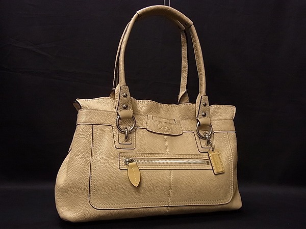 1円 □美品□ COACH コーチ ロゴ F14686 ペネロピ レザー シルバー金具 