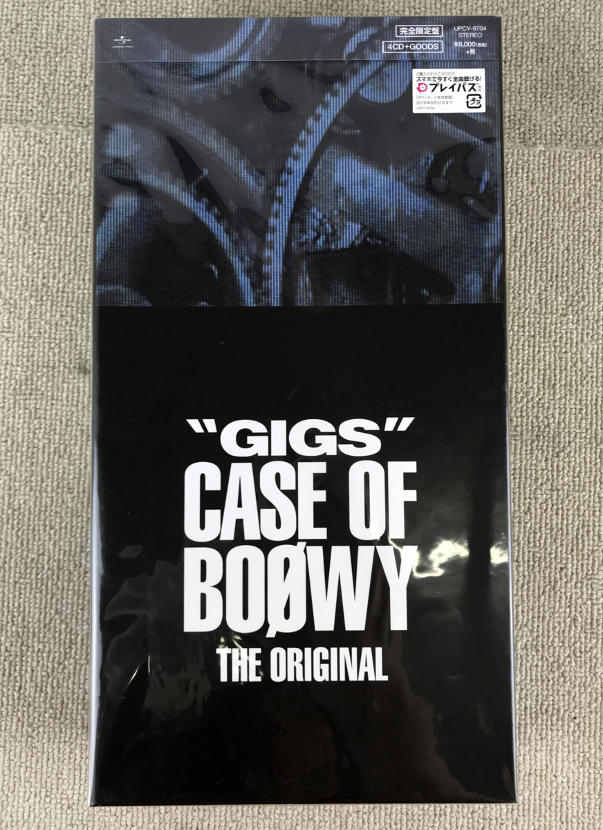 【限定】BOOWY DVD 8枚セット 限定豪華BOX 完 ボウイ BOOWY GIGS BOX 氷室京介 DVD 布袋寅泰IO TOBF-5555 布袋寅泰
