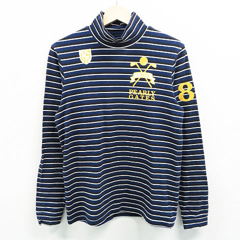 新登場 PEARLY GATES パーリーゲイツ 053-966008 ハイネック長袖T