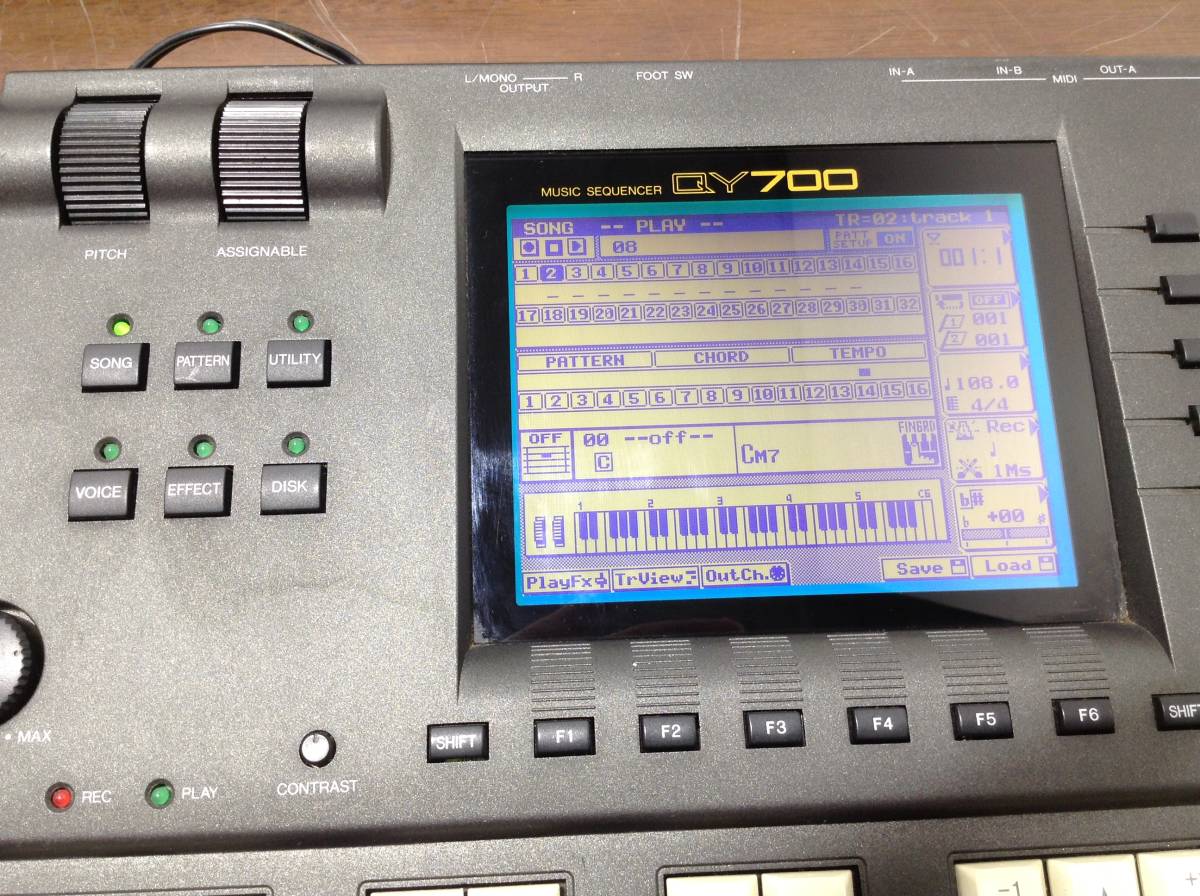 ◇YAMAHA ヤマハ◇QY700 ミュージックシーケンサー シーケンサー 電源 