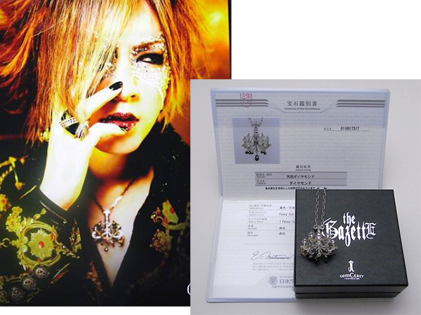 ジェムケリー×ガゼット（the GazettE）シャンデリア ネックレス