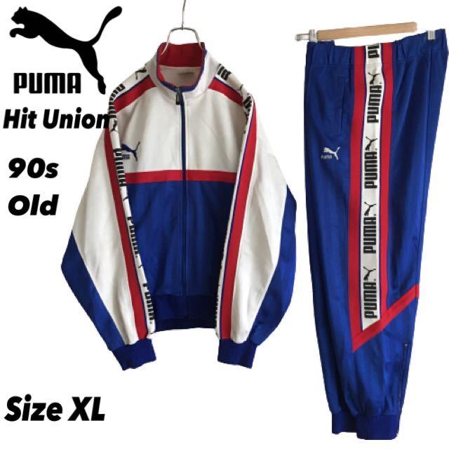 安い，定番 90s PUMA プーマ ヒットユニオン製 ジャージ トラックジャケット 上下 セットアップ ヴィンテージ(プーマ)｜売買されたオークション情報、yahooの商品情報をアーカイブ公開 - オークファン ジャージ