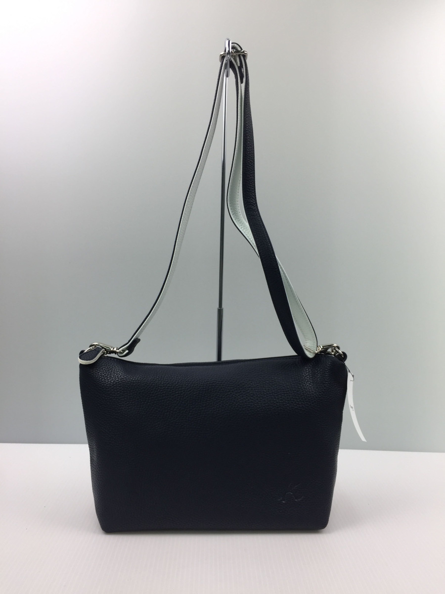 レザー ショルダーバッグ ショルダーバッグ⁄レザー⁄NVY ⁄ Kitamura