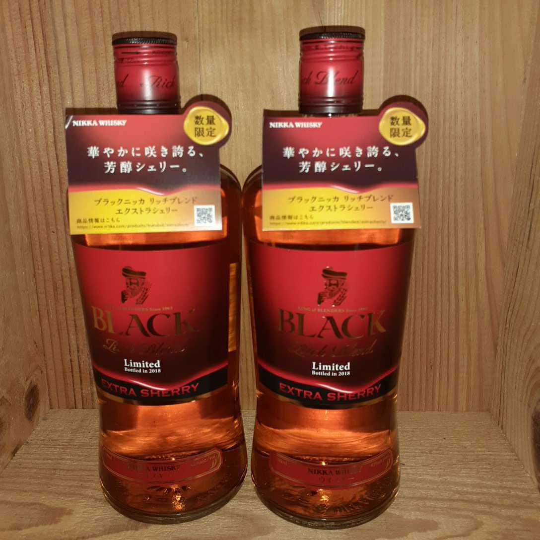 驚きの破格値，新品 終売品 限定品 ブラックニッカ エクストラシェリー 2本セット 700ml ニッカウイスキー 国産ウイスキー 余市シェリー原酒使用(日本)｜売買されたオークション情報、yahooの商品情報をアーカイ 日本