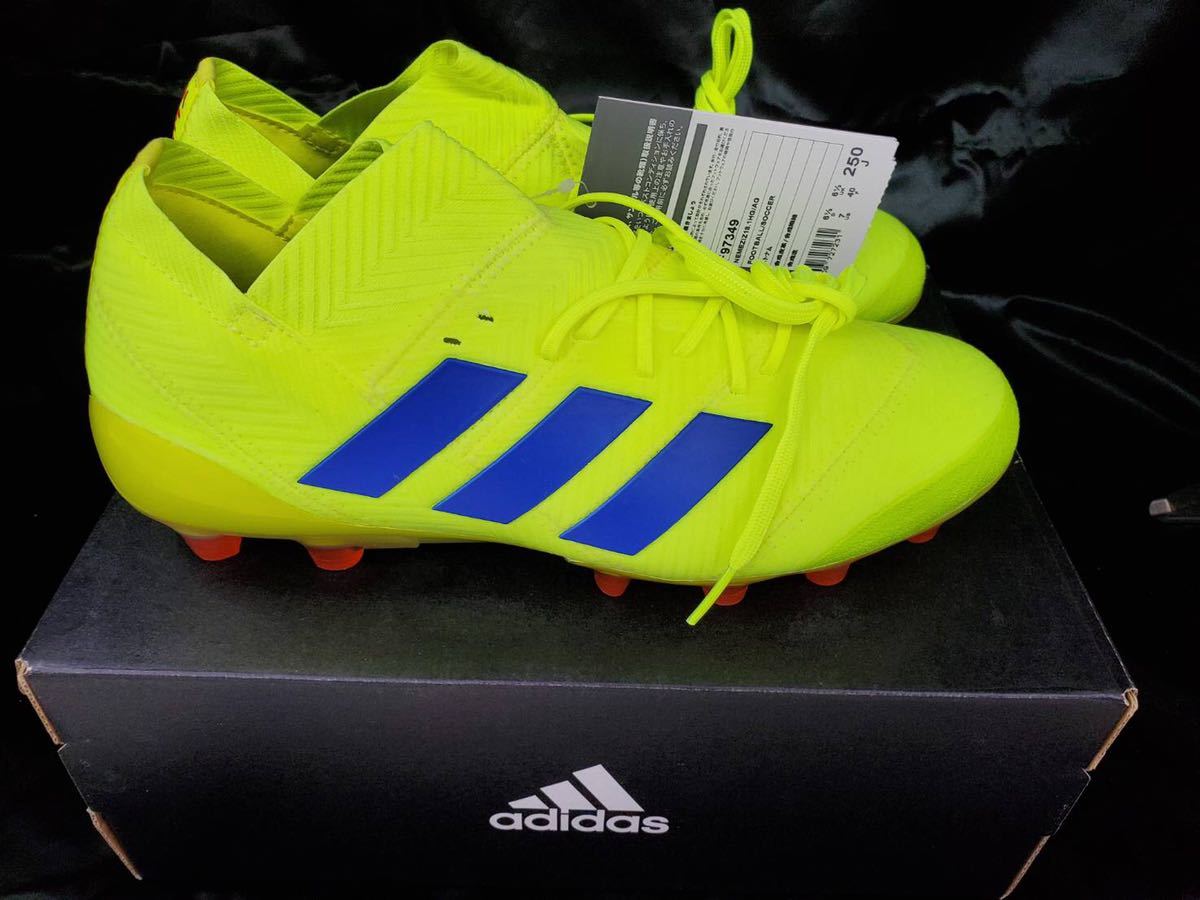  25㎝ アディダス ネメシス18.1HG/AG サッカー スパイクシューズ F97349 adidas NEMEZIZI18.1HG/AG 外箱付き(25.0cm)｜売買されたオークション情報、yahooの商品情報をアーカイブ公開 - オークファン シューズ