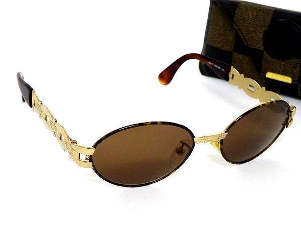 1円 □極美品□ FENDI フェンディ ロゴ FS177 TORTOISE 135 サングラス 