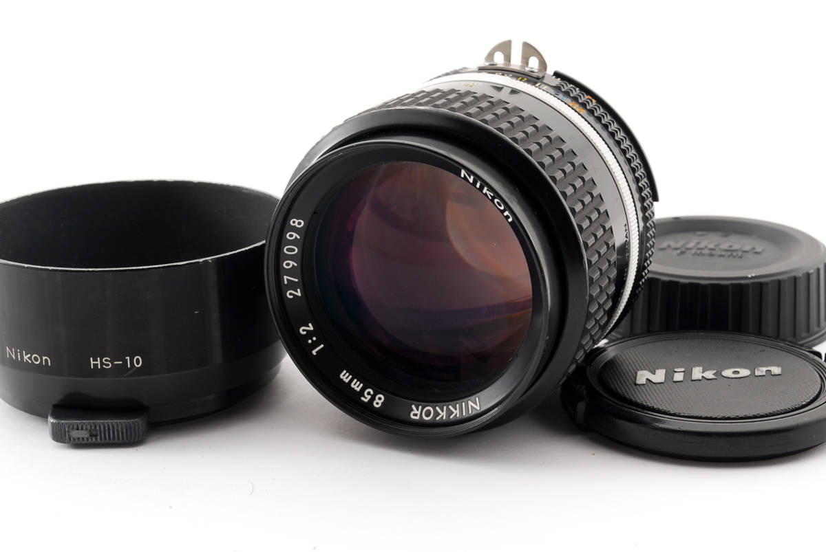 美品】 ニコン NIKON Ai-s 85mm F2 #3031MZC0088OC24