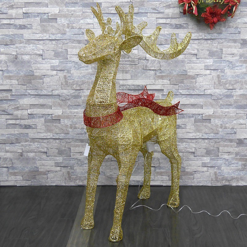 特大 キラキラ トナカイ118cm クリスマス LED KR-103 特大 キラキラ トナカイ118cm クリスマス LEDイルミネーション