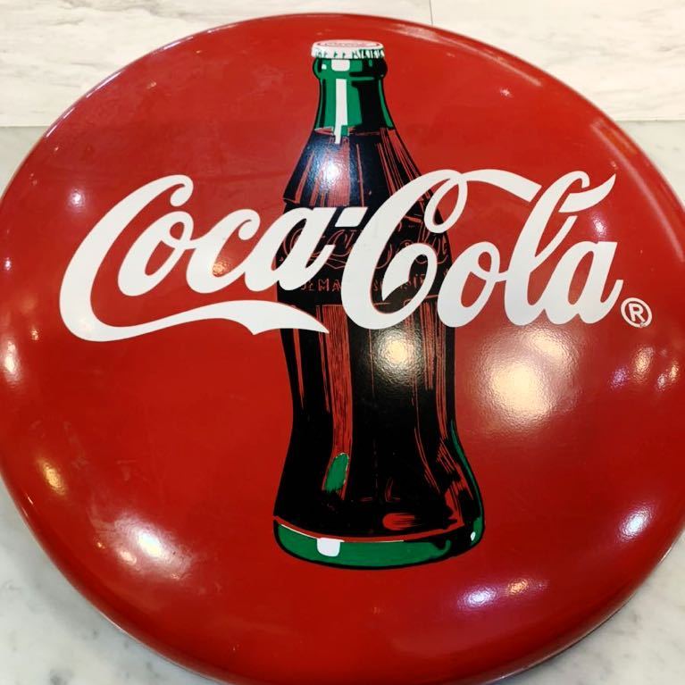 当時物 Coca-Cola コカコーラー ホーロー看板 超大型 コカ・コーラ