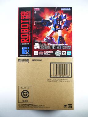 f ガンダム ROBOT魂 FA-78-1 パーフェクトガンダムⅡ フルアーマータイプ ver. A.N.I.M.E 輸送箱のみ開封 伝票貼り付け跡なし 出品数量3