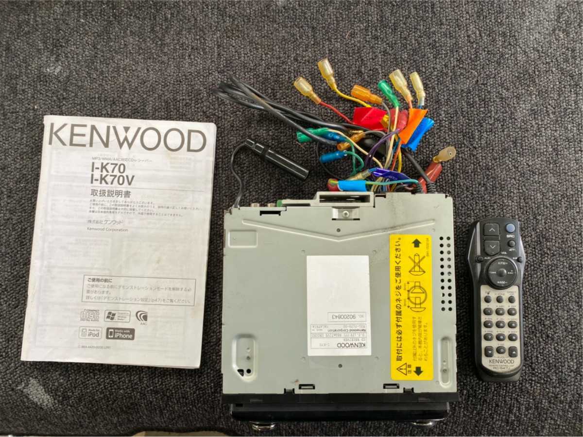 KENWOOD ケンウッド USB I-K70 - CDプレーヤー 1DIN Yahoo 